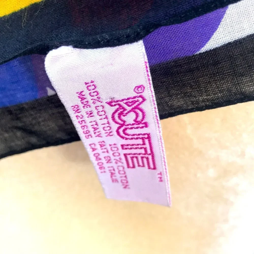 Vintage Multicolor Acute Scarf